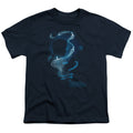 Fantastic Beasts 2 Newt Silhouette Kids Youth T Shirt Navy Blue Officially Licensed