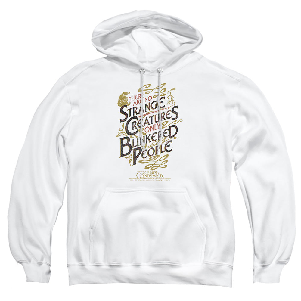 Fantastic Beasts 2 Blinkered People Mens Hoodie White Officially Licensed