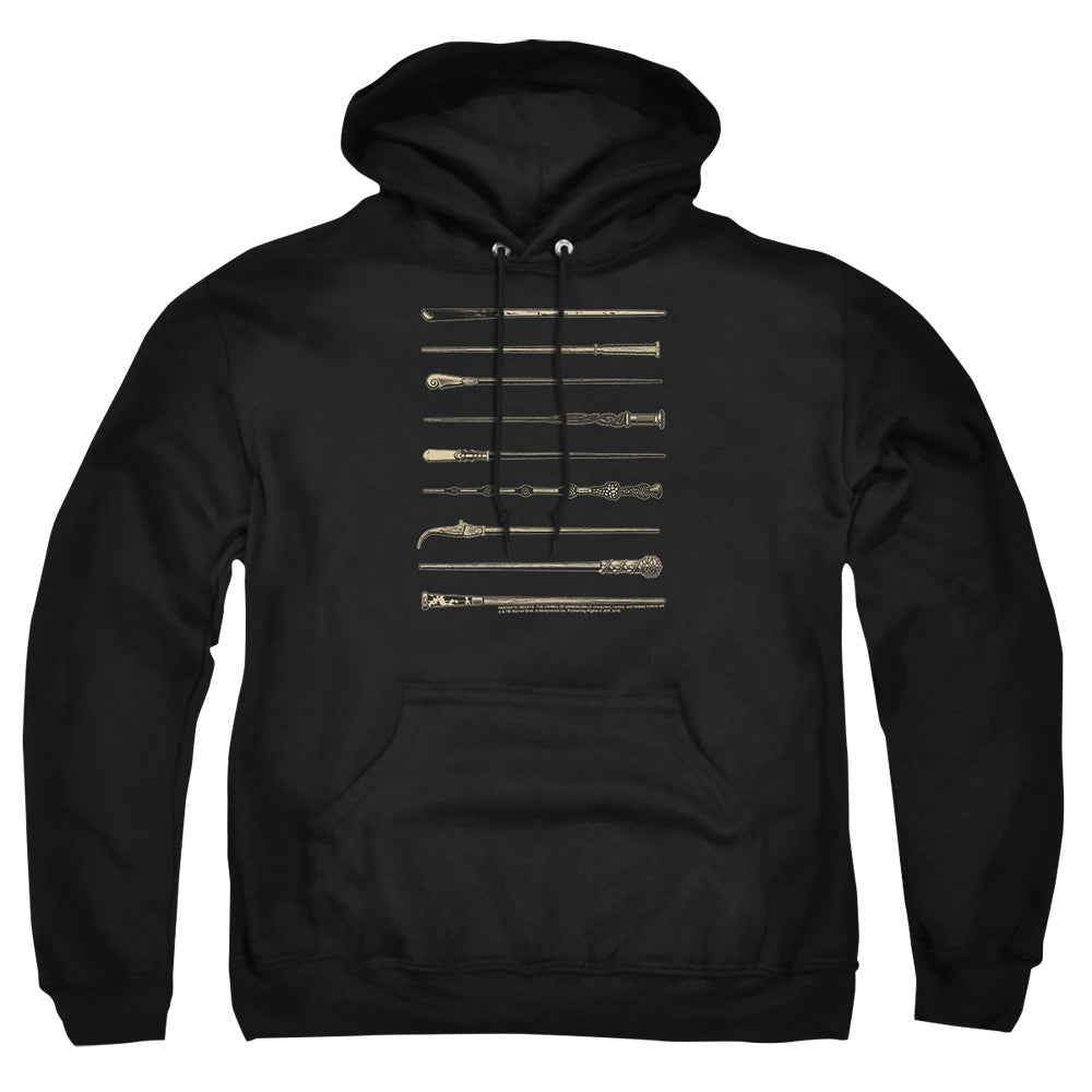Fantastic Beasts 2 Wands Mens Hoodie Black Officially Licensed