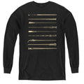Fantastic Beasts 2 Wands Long Sleeve Kids Youth T Shirt Black Officially Licensed