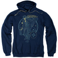 Fantastic Beasts 2 Suitcase Mens Hoodie Navy Blue Officially Licensed