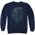 Fantastic Beasts 2 Suitcase Mens Crewneck Sweatshirt Navy Blue Officially Licensed