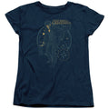 Fantastic Beasts 2 Suitcase Womens T Shirt Navy Blue Officially Licensed