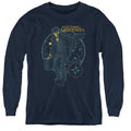 Fantastic Beasts 2 Suitcase Long Sleeve Kids Youth T Shirt Navy Blue Officially Licensed