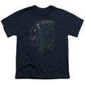 Fantastic Beasts 2 Suitcase Kids Youth T Shirt Navy Blue Officially Licensed
