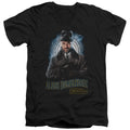 Fantastic Beasts 2 Dumbledore Mens Slim Fit V-Neck T Shirt Black Officially Licensed