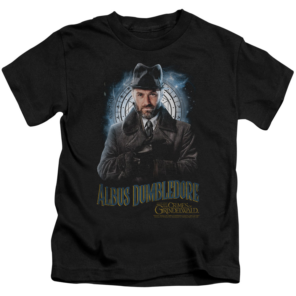Fantastic Beasts 2 Dumbledore Juvenile Kids Youth T Shirt Black Officially Licensed