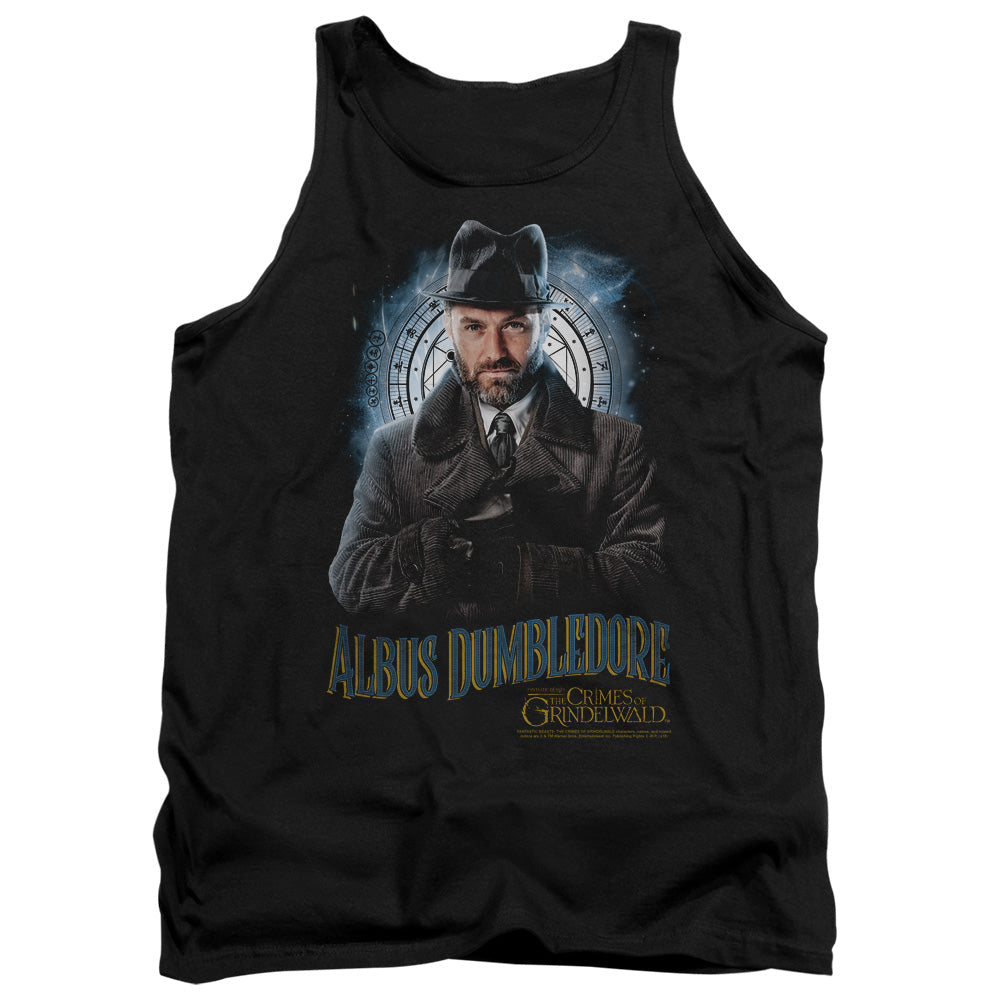 Fantastic Beasts 2 Dumbledore Mens Tank Top Shirt Black Officially Licensed