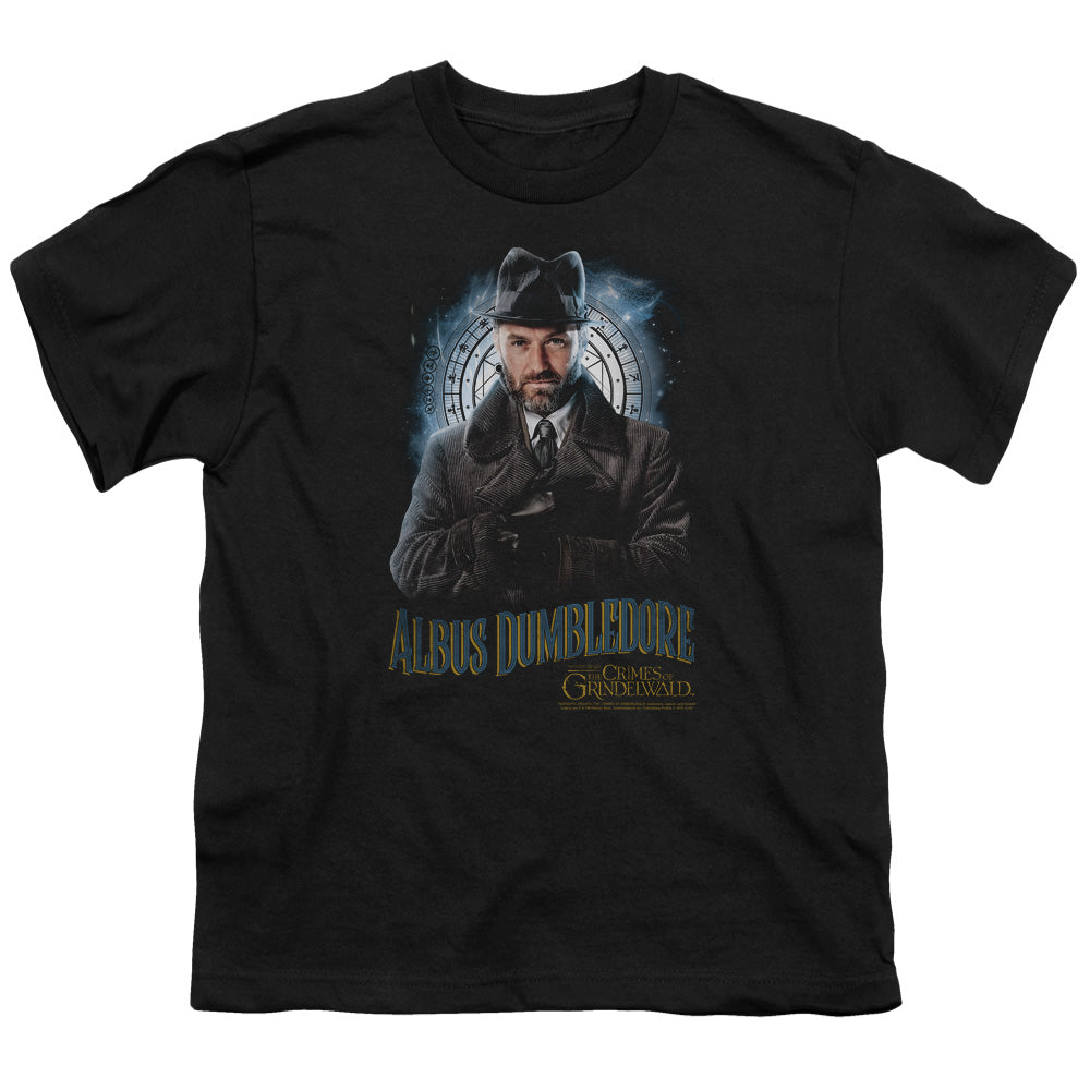 Fantastic Beasts 2 Dumbledore Kids Youth T Shirt Black Officially Licensed