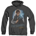 Fantastic Beasts 2 Scamander Monogram Heather Mens Hoodie Black Officially Licensed