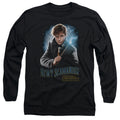 Fantastic Beasts 2 Scamander Monogram Mens Long Sleeve Shirt Black Officially Licensed Officially Licensed