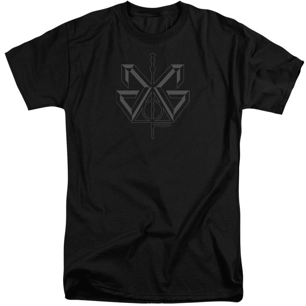 Fantastic Beasts 2 Grindelwald Sigil Mens Tall T Shirt Black Officially Licensed