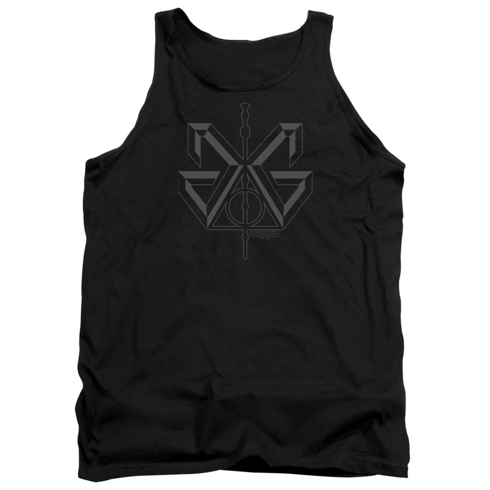 Fantastic Beasts 2 Grindelwald Sigil Mens Tank Top Shirt Black Officially Licensed