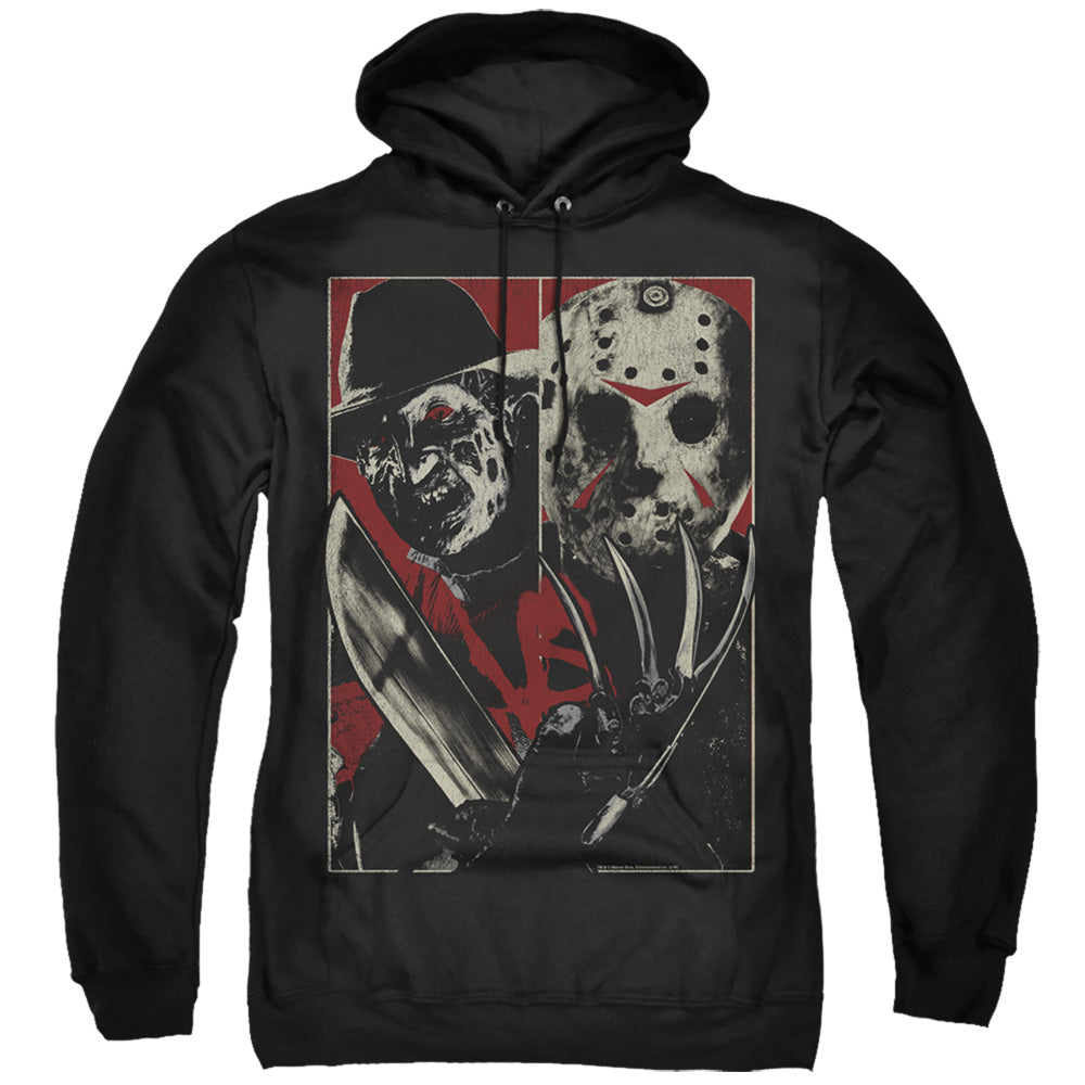 Freddy Vs Jason Vs Mens Hoodie Black Officially Licensed
