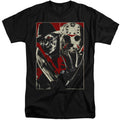 Freddy Vs Jason Vs Mens Tall T Shirt Black Officially Licensed