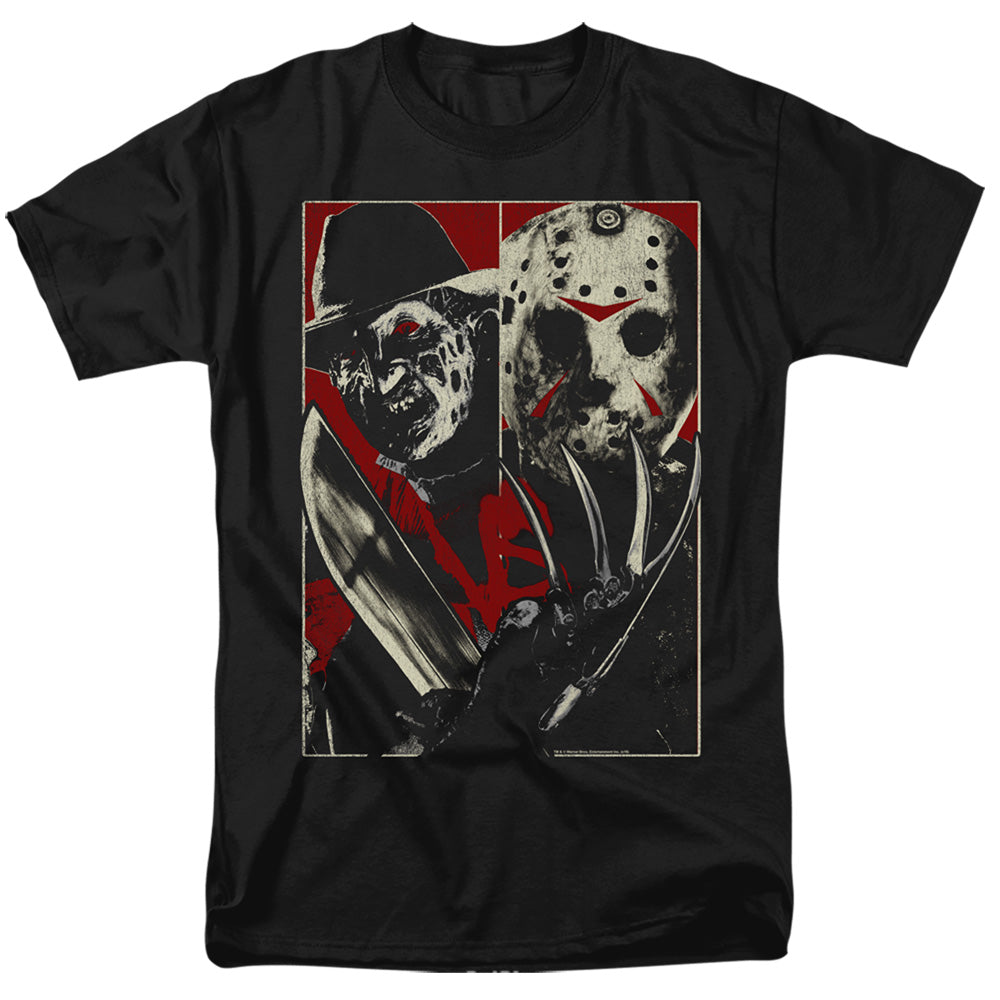 Freddy Vs Jason Vs Mens T Shirt Black Officially Licensed