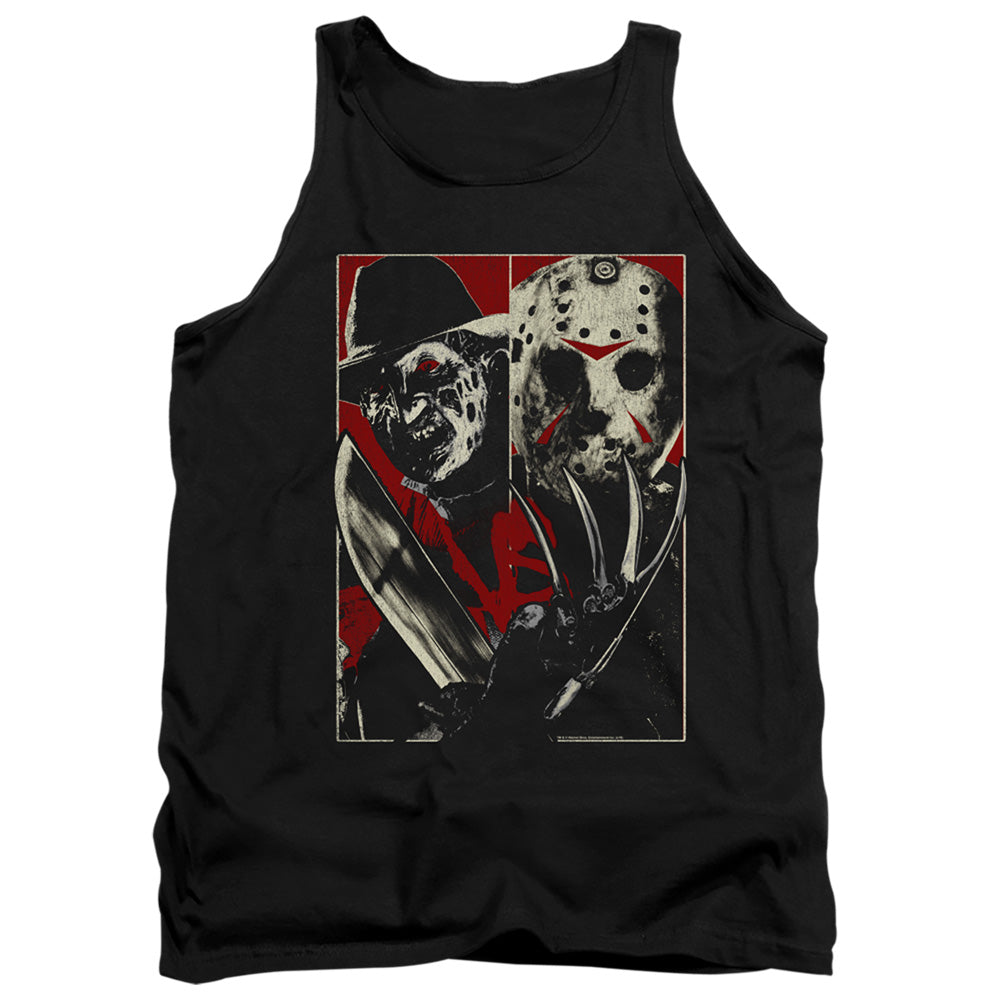 Freddy Vs Jason Vs Mens Tank Top Shirt Black Officially Licensed