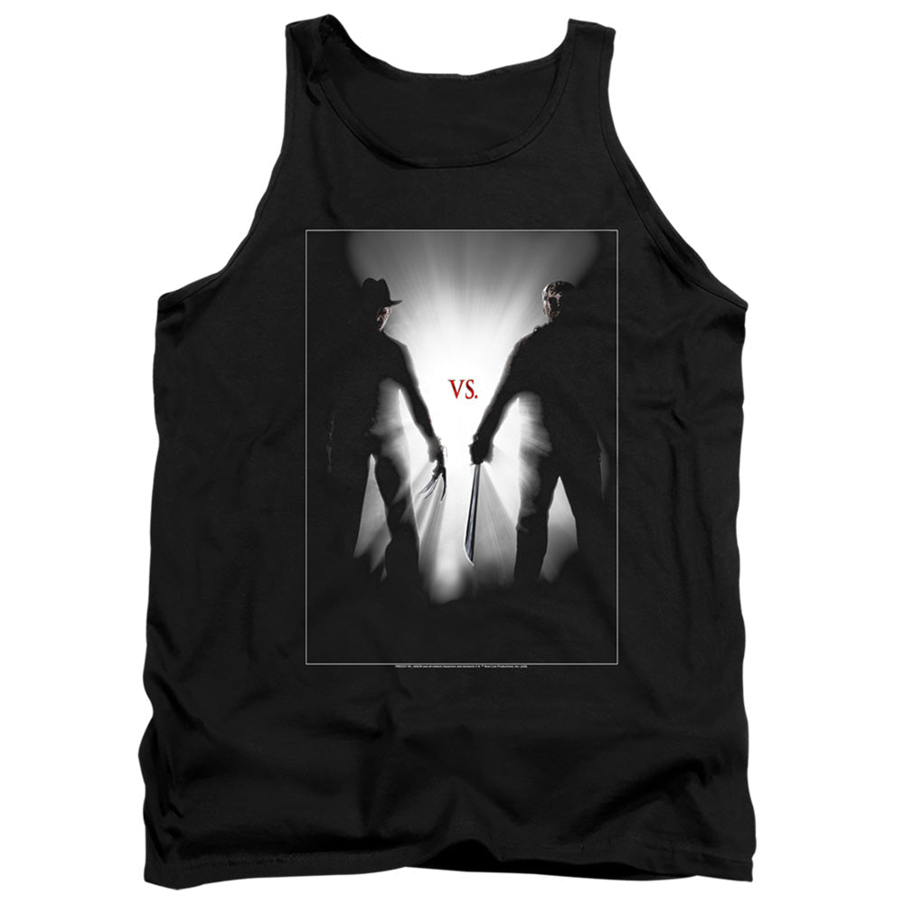 Freddy Vs Jason Silhouettes Mens Tank Top Shirt Black Officially Licensed
