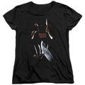 Freddy Vs Jason Face Off Womens T Shirt Black Officially Licensed