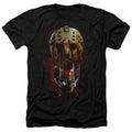 Freddy Vs Jason Mask And Claws Heather Mens T Shirt Black Officially Licensed