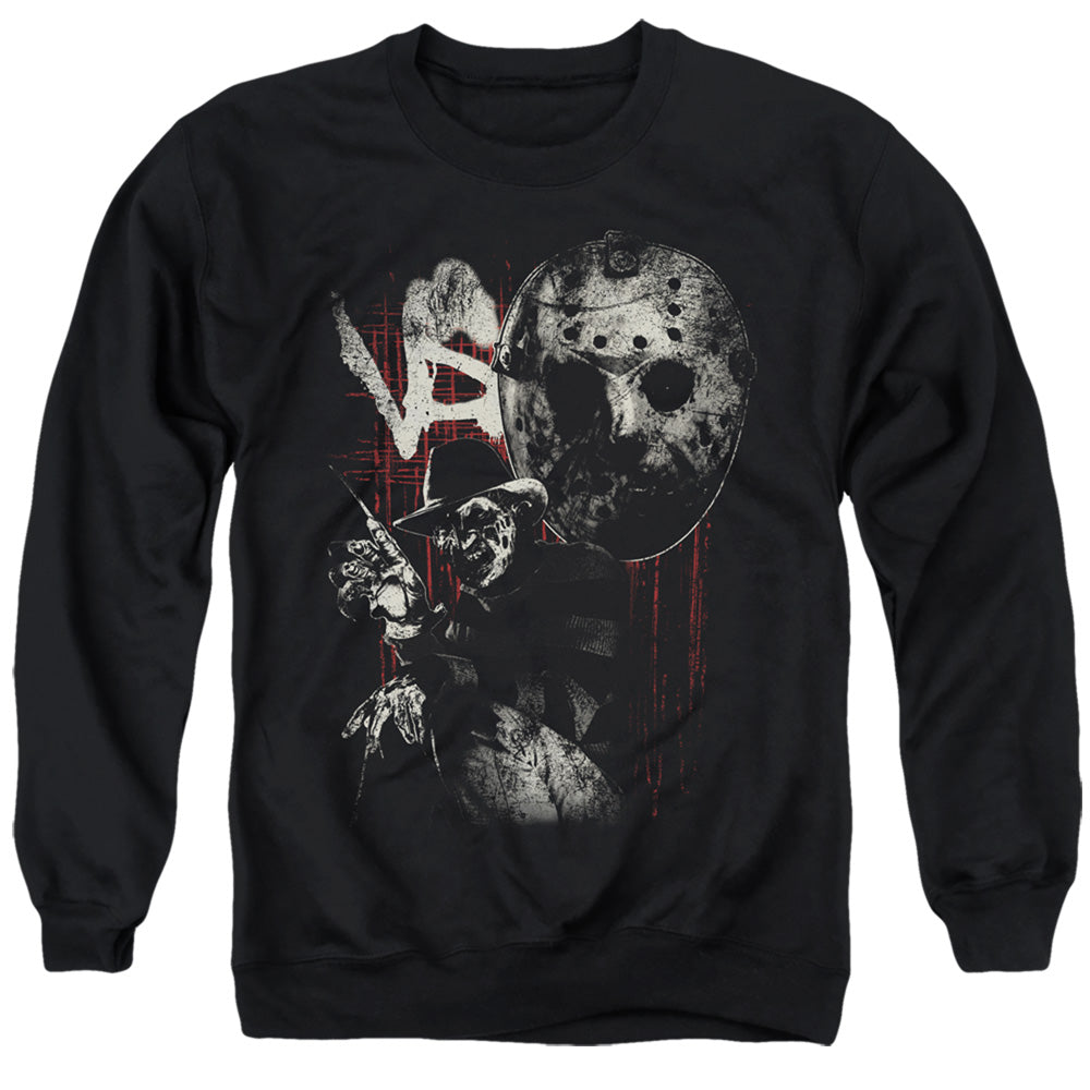 Freddy Vs Jason Scratches Mens Crewneck Sweatshirt Black