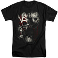 Freddy Vs Jason Scratches Mens Tall T Shirt Black Officially Licensed
