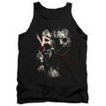 Freddy Vs Jason Scratches Mens Tank Top Shirt Black Officially Licensed