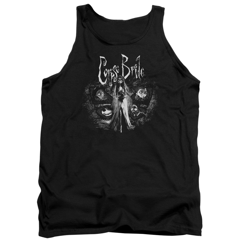 Corpse Bride Bride To Be Mens Tank Top Shirt Black Officially Licensed