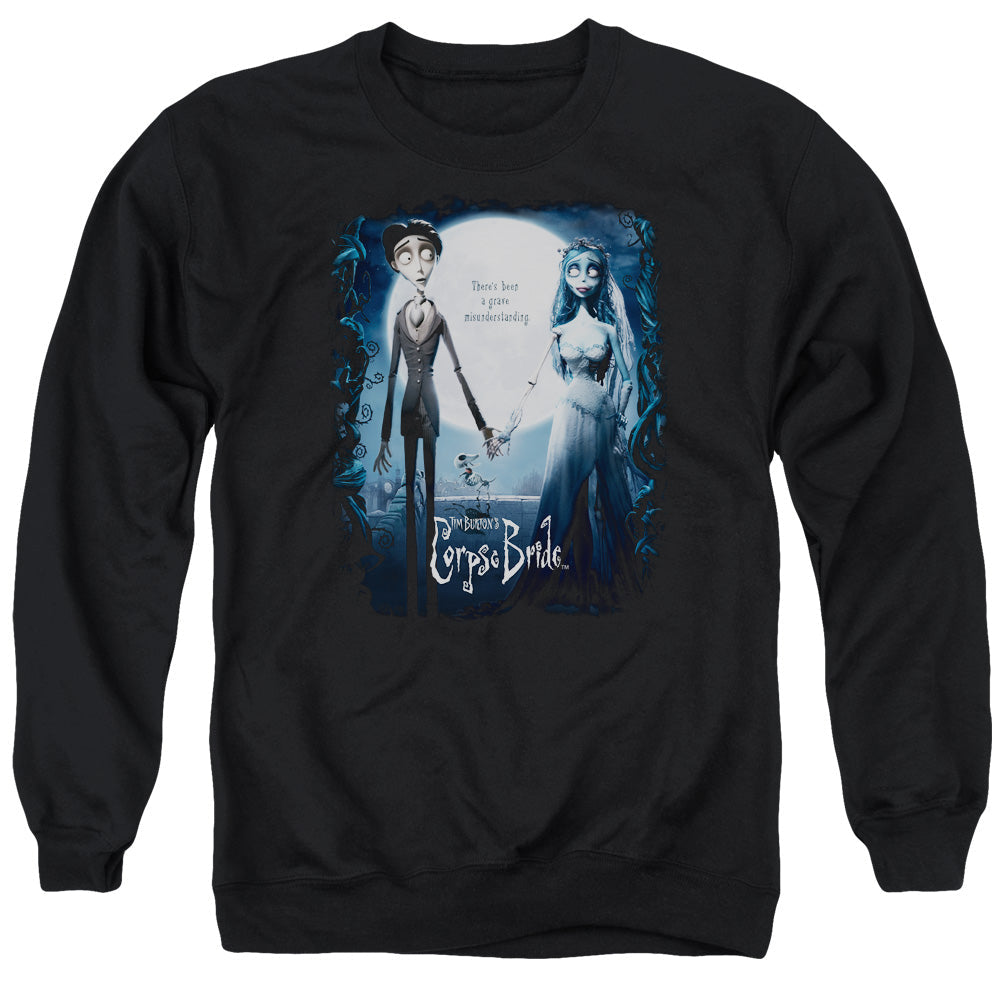 Corpse Bride Poster Mens Crewneck Sweatshirt Black Officially Licensed