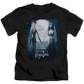 Corpse Bride Poster Juvenile Kids Youth T Shirt Black Officially Licensed
