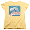 The Polar Express All Aboard Womens T Shirt Yellow Officially Licensed