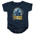 The Polar Express True Believer Infant Baby Snapsuit Navy Blue Officially Licensed