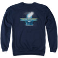 The Polar Express Train Logo Mens Crewneck Sweatshirt Navy Blue Officially Licensed