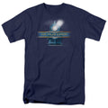The Polar Express Train Logo Mens T Shirt Navy Blue Officially Licensed