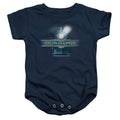 The Polar Express Train Logo Infant Baby Snapsuit Navy Blue Officially Licensed
