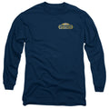 The Polar Express Conductor Mens Long Sleeve Shirt Navy Blue Officially Licensed