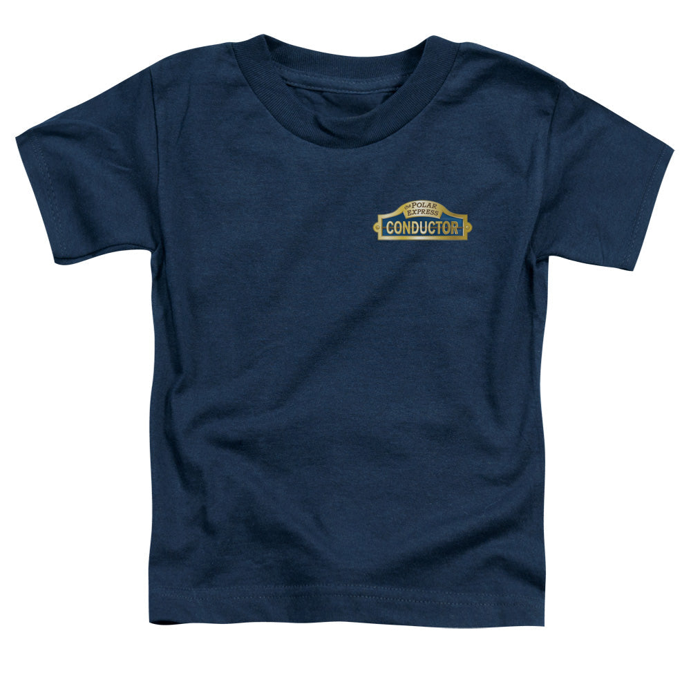 The Polar Express Conductor Toddler Kids Youth T Shirt Navy Blue Officially Licensed