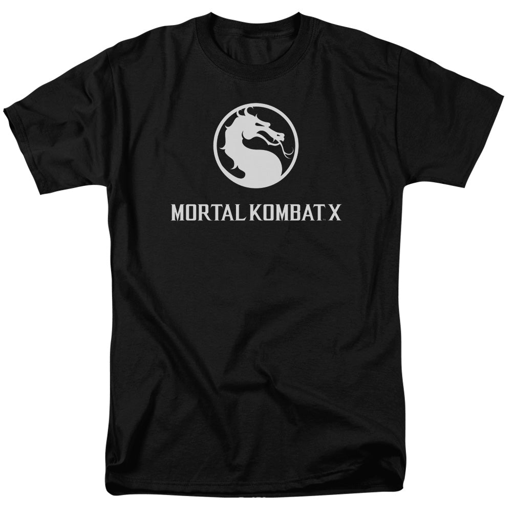 Mortal Kombat X Dragon Logo Mens T Shirt Black Officially Licensed