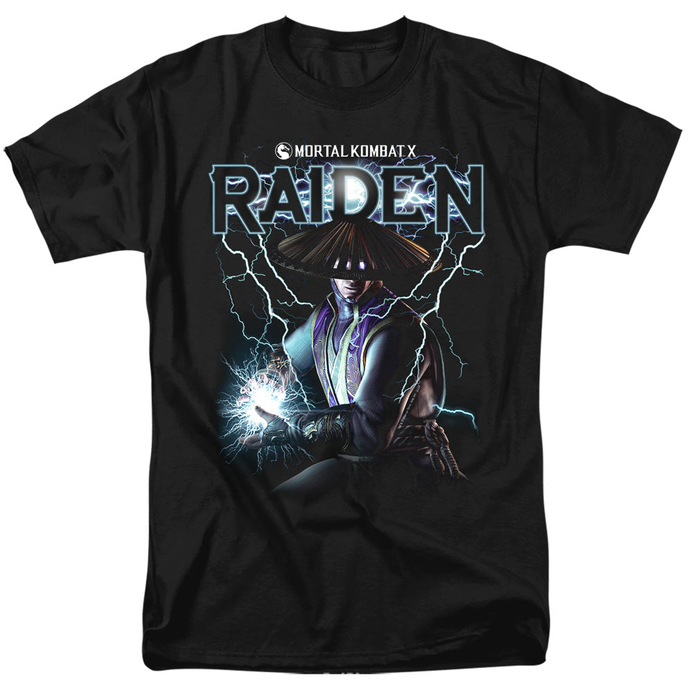 Mortal Kombat Raiden Mens T Shirt Black Officially Licensed