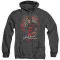 Nightmare On Elm Street This Is God Heather Mens Hoodie Black Officially Licensed