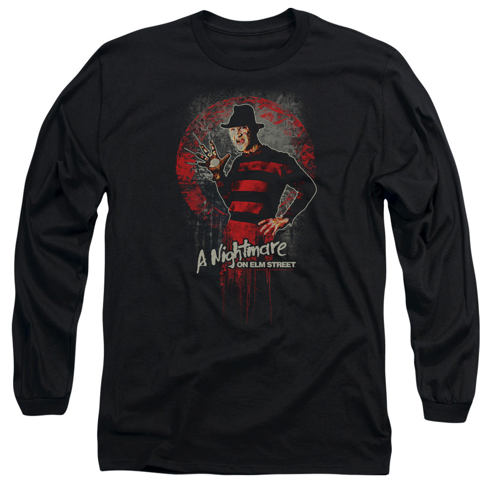 Nightmare On Elm Street This Is God Mens Long Sleeve Shirt Black Officially Licensed