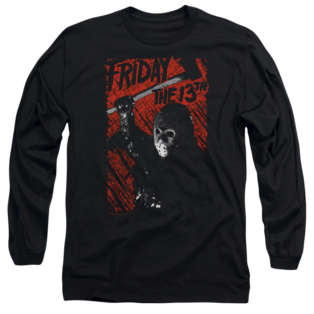 Friday The 13Th Jason Lives Mens Long Sleeve Shirt Black Officially Licensed Officially Licensed