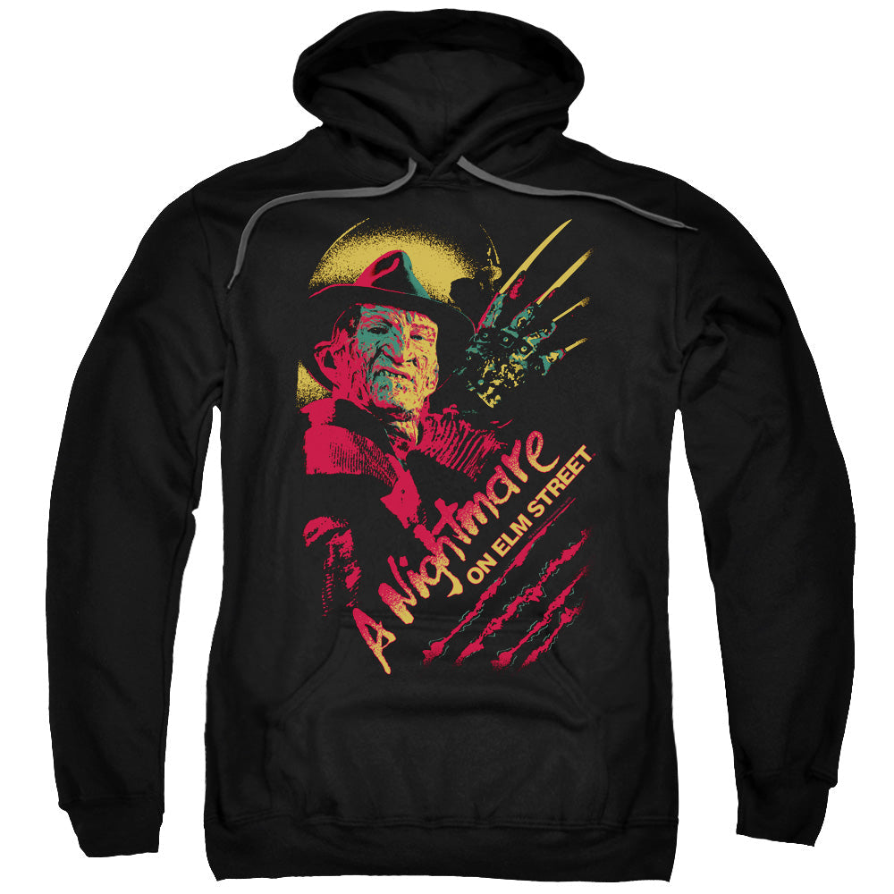 Nightmare On Elm Street Freddy Claws Mens Hoodie Black Officially Licensed