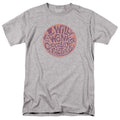 Willy Wonka And The Chocolate Factory Circle Logo Mens T Shirt Athletic Heather Officially Licensed