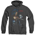 Nightmare On Elm Street Elm Street Poster Heather Mens Hoodie Black Officially Licensed