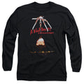 Nightmare On Elm Street Alternate Poster Mens Long Sleeve Shirt Black Officially Licensed