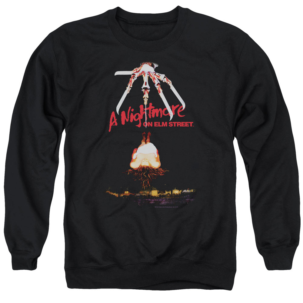 Nightmare On Elm Street Alternate Poster Mens Crewneck Sweatshirt Black Officially Licensed