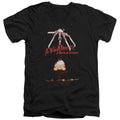 Nightmare On Elm Street Alternate Poster Mens Slim Fit V-Neck T Shirt Black Officially Licensed
