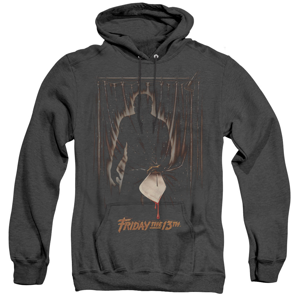 Friday The 13Th Part 3 Poster Heather Mens Hoodie Black Officially Licensed