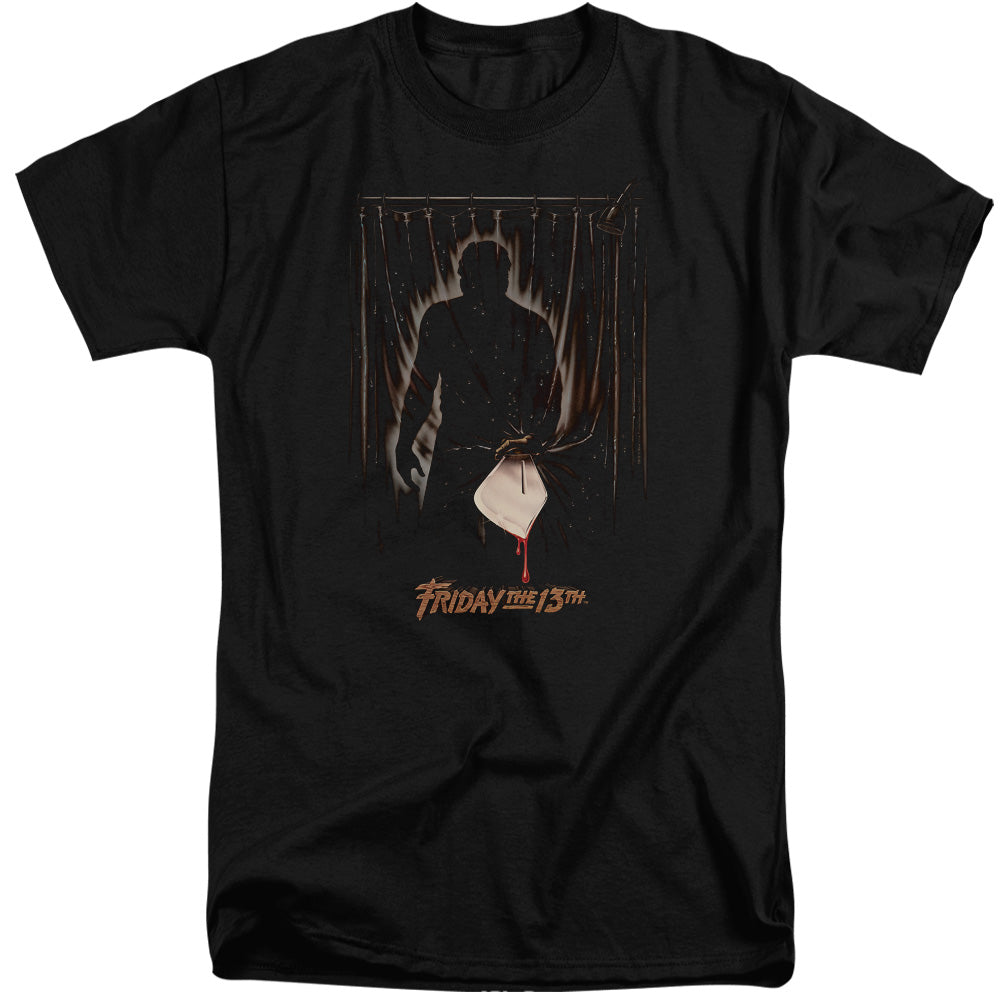 Friday The 13Th Part 3 Poster Mens Tall T Shirt Black Officially Licensed
